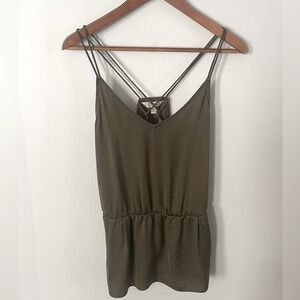 ☀️Banana Republic Heritage Collection Olive Camisole Size Small